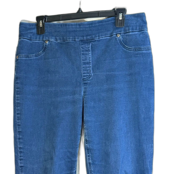 Chico’s Perfect Stretch skinny  ankle Blue Women's Jeans size 1.5 / 10 - Picture 2 of 8